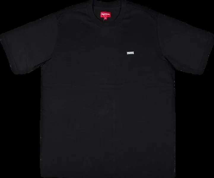 Футболка Supreme Reflective Small Box T-Shirt 'Black', черный