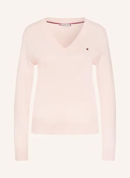 Пуловер Tommy Hilfiger, розовый