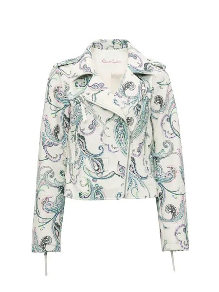 Куртка из веганской кожи Monroe Paisley Robert Graham, разноцветный