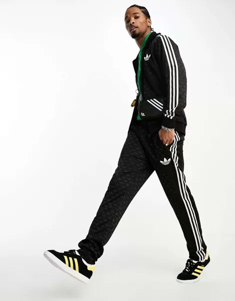Черные джоггеры adidas Originals Adicolor 70s