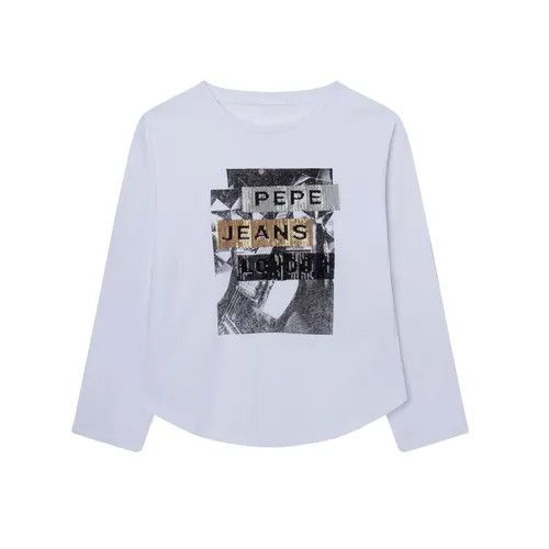 Лонгслив Pepe Jeans, размер 16, белый