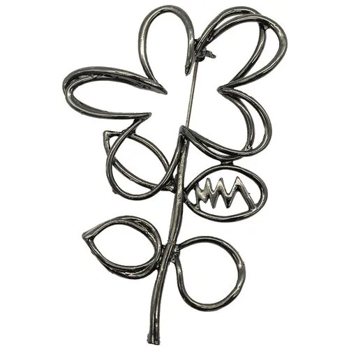 MT 1942 Брошь 4,8см*7,5см (pewter (олово (черный никель)))