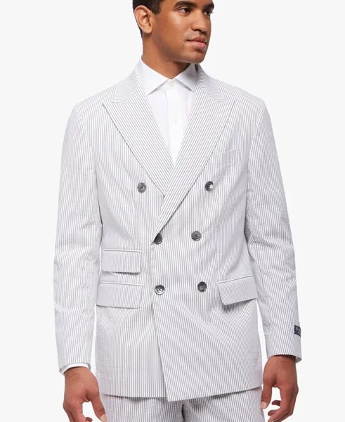 Двойная куртка Brooks Brothers, серый