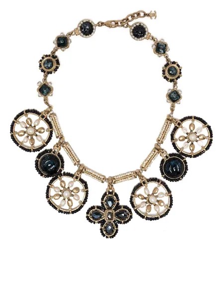 Chanel Pre-Owned колье с кристаллами