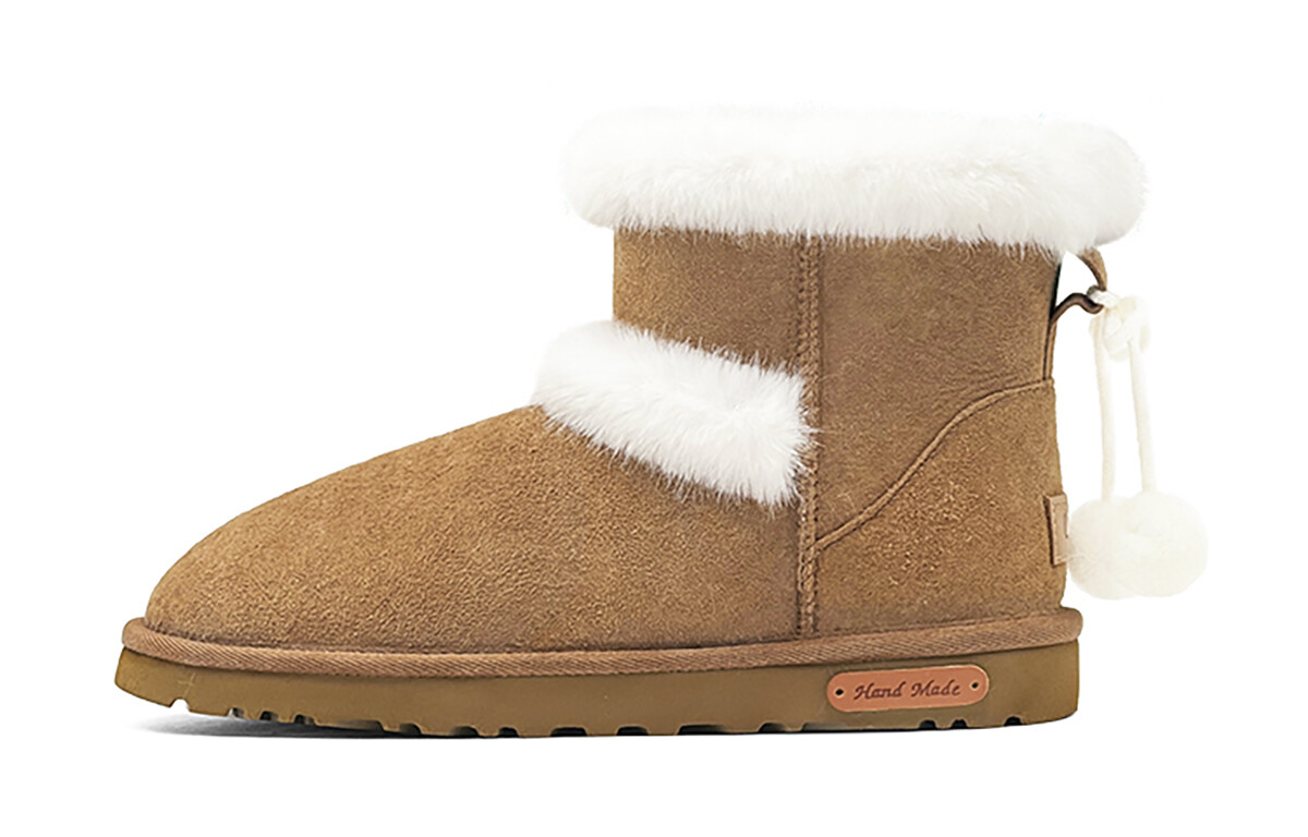 CLASSIC MINI Зимние ботинки женские бежевые Ugg