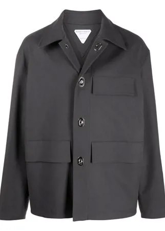 Bottega Veneta куртка-рубашка с карманами