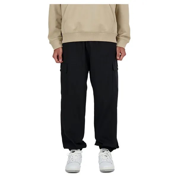 Джоггеры New Balance Twill Cargo Joggers, черный