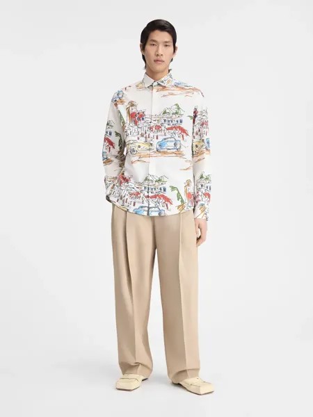Рубашка Капри Карс Симон Jacquemus, белый