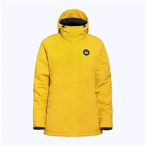 Куртка Horsefeathers, средней длины, силуэт полуприлегающий, водонепроницаемая, влагоотводящая, герметичные швы, ветрозащитная, размер XL, желтый