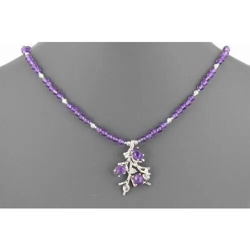 Бусы Minera, аметист, длина 45 см