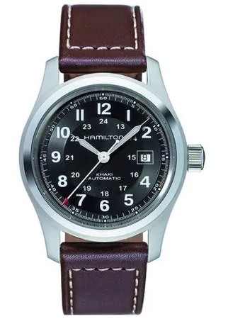 Наручные часы Hamilton Khaki Field H70555533, черный, серебряный