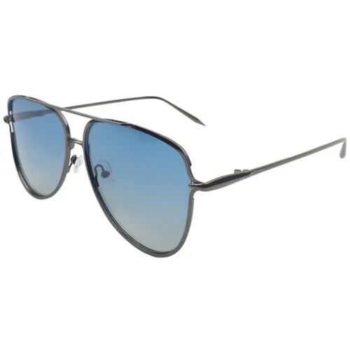 Солнцезащитные очки ELEGANZZA, синий, серый