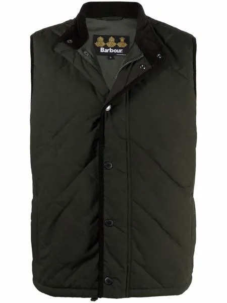Barbour quilted button-through gilet