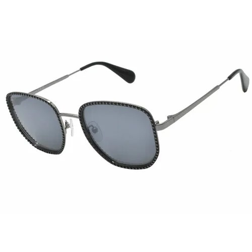 Солнцезащитные очки Max & Co. MO0091, черный, серебряный