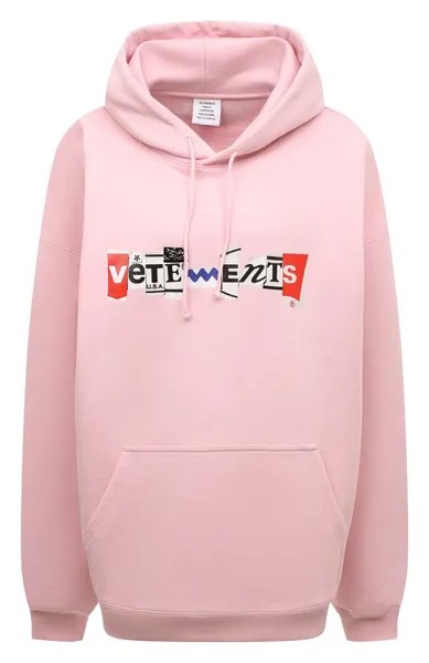 Хлопковое худи VETEMENTS
