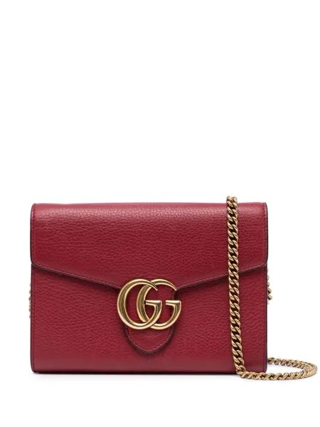 Gucci Pre-Owned кошелек Marmont на цепочке