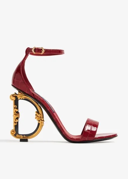 Сандалии Dolce&Gabbana Baroque DG, красный