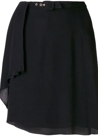 Giorgio Armani Pre-Owned юбка с поясом на талии
