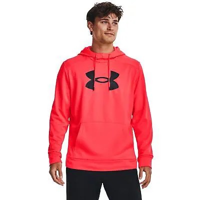 Мужские худи и свитшоты Under Armour Armor Fleece Hoodie с большим логотипом