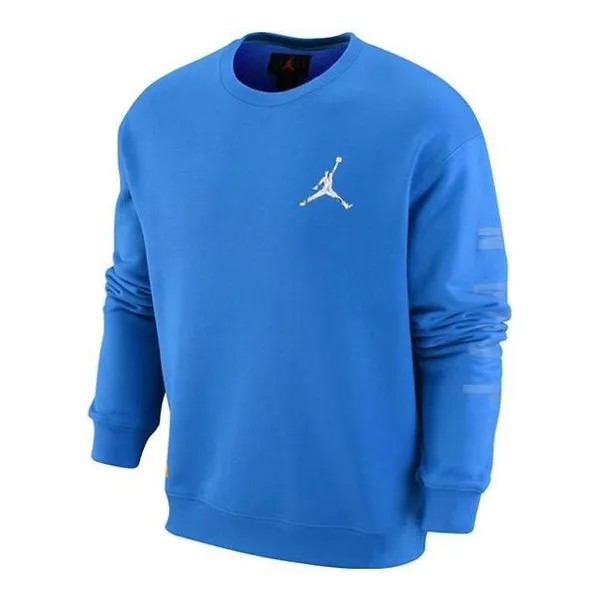 Толстовка Air Jordan Jumpman Long Sleeve 'Blue', синий
