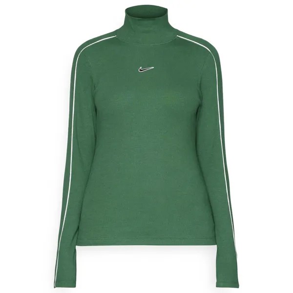 Лонгслив Nike Sportswear Mock, зеленый