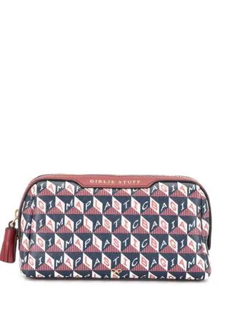Anya Hindmarch косметичка с геометричным узором