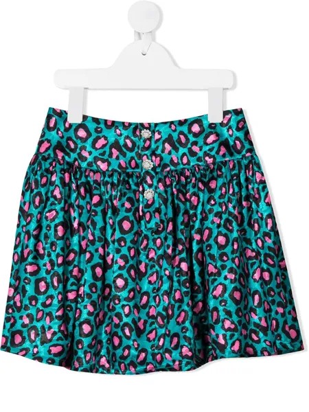 The Marc Jacobs Kids юбка мини с леопардовым принтом
