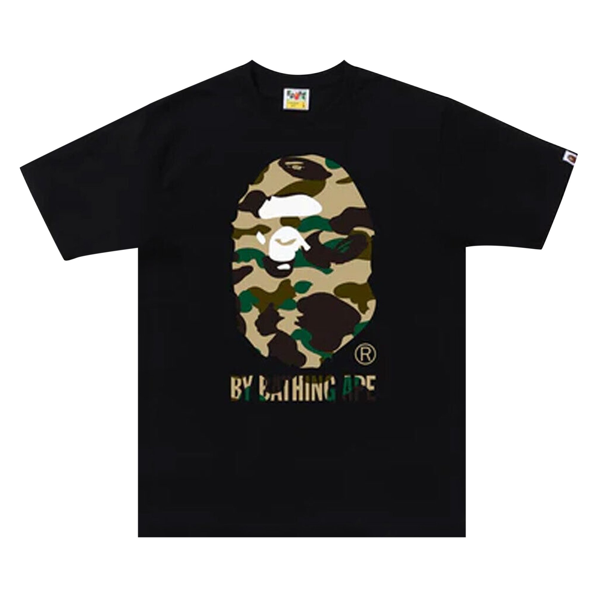 Футболка BAPE 1st Camo By Bathing Ape, цвет черный/желтый