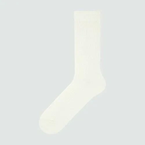 Носки Uniqlo, размер 24, бежевый, белый