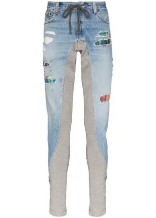 Greg Lauren джинсы кроя слим со вставками