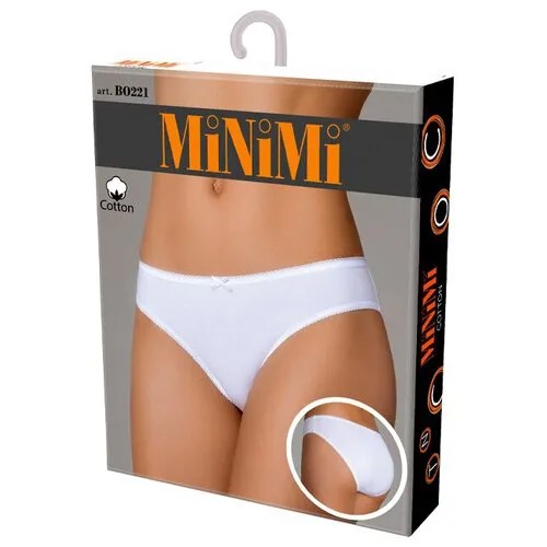 Трусы слипы MiNiMi, средняя посадка, с ластовицей, размер 50/XL, бежевый