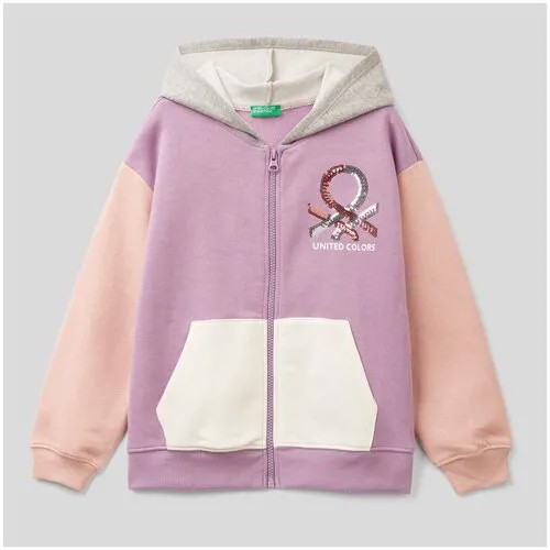 Худи на молнии United Colors of Benetton для девочек 22A_35TMC501I_902_KL