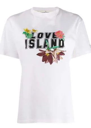 Golden Goose футболка с принтом Love Island