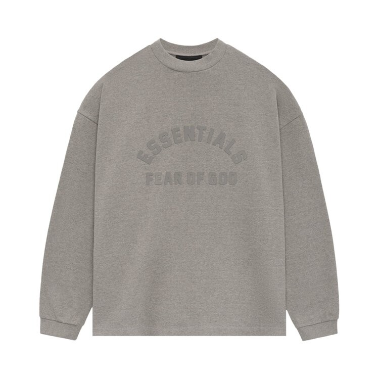 Футболка Fear Of God Essentials Fear of God Essentials Heavy Long-Sleeve Tee, серый
