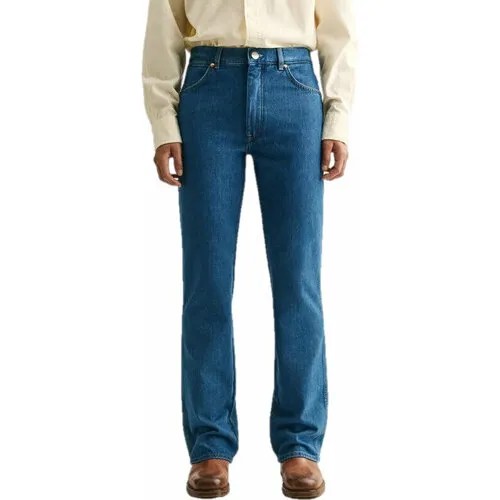 Джинсы клеш Wrangler Men Bootcut Jeans, размер 31/32, синий