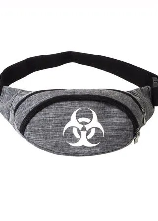 Поясная сумка мужская CROSS CASE CC-4020, серый