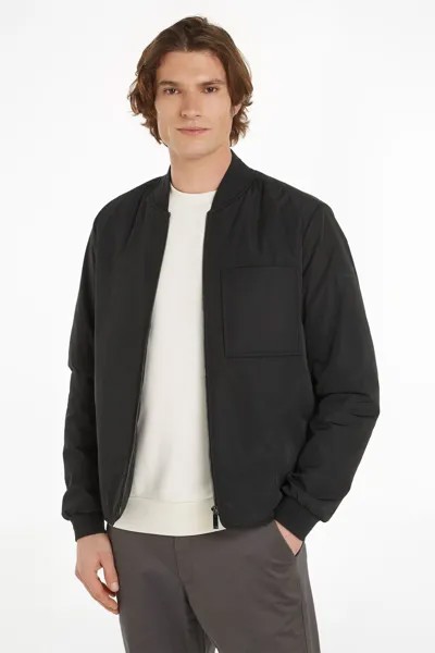 Легкий бомбер Calvin Klein, черный