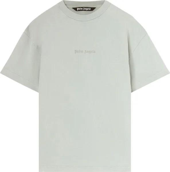 Футболка Palm Angels Reverse Logo Print T-Shirt 'Light Grey', серый