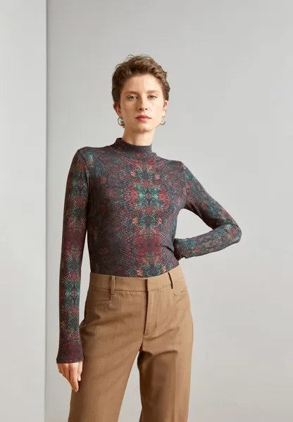 Рубашка с длинным рукавом ALL OVER PRINTED MOCK NECK LONG SLEEVE SHIRT Scotch & Soda, разноцветная