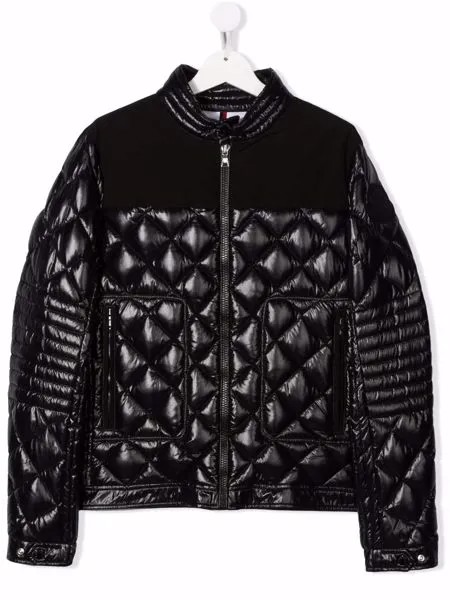 Moncler Enfant стеганый бомбер
