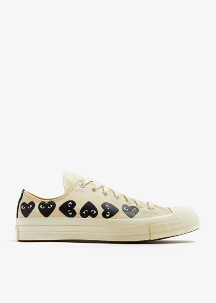 Кроссовки Comme Des Garçons PLAY X Converse Multi Heart, белый