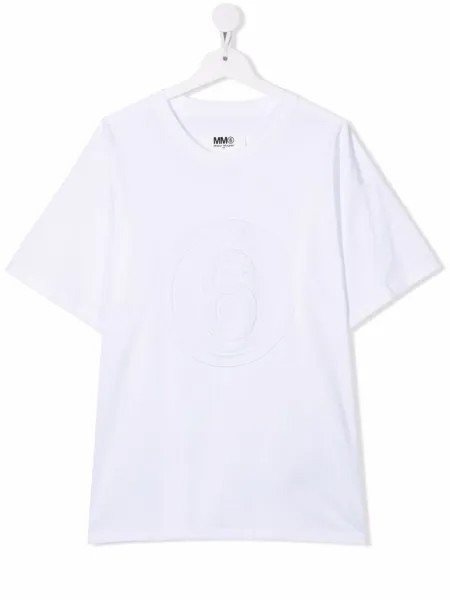 MM6 Maison Margiela Kids футболка с логотипом