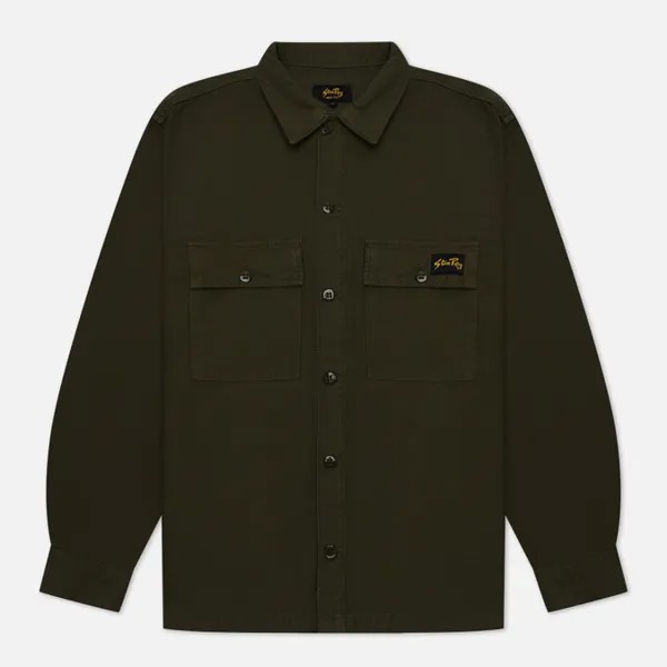 Мужская рубашка Stan Ray CPO оливковый, Размер S