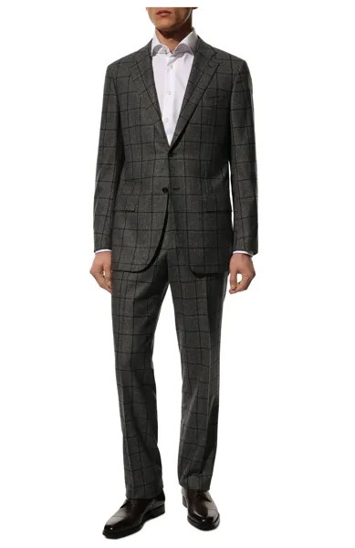 Костюм из кашемира и шелка Kiton