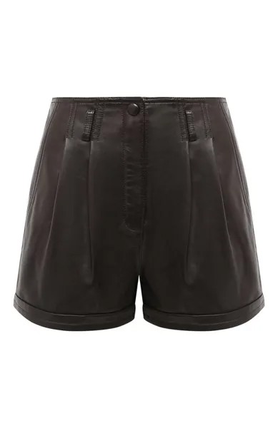 Кожаные шорты Saint Laurent