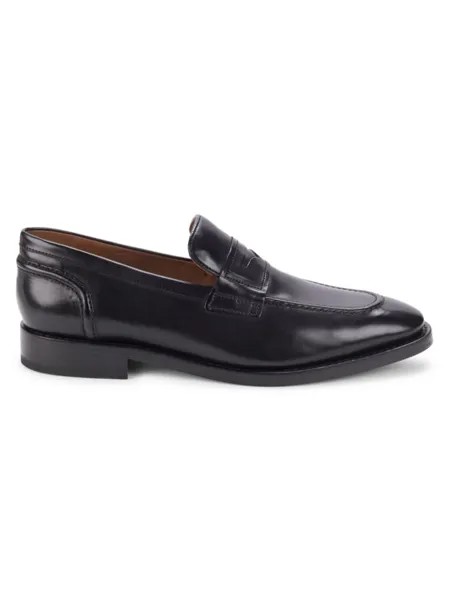 Пенни-лоферы Eli с фартуком и носком Allen Edmonds, черный