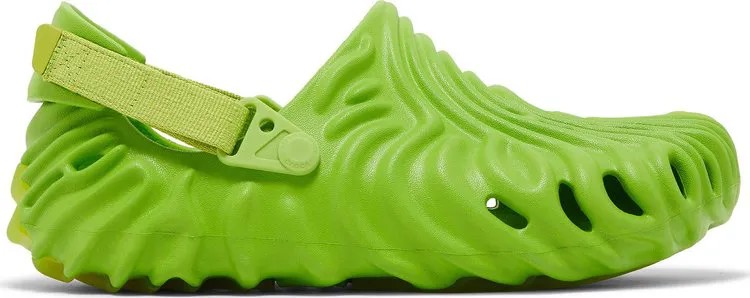 Кроссовки Salehe Bembury x Pollex Clog Crocodile, зеленый