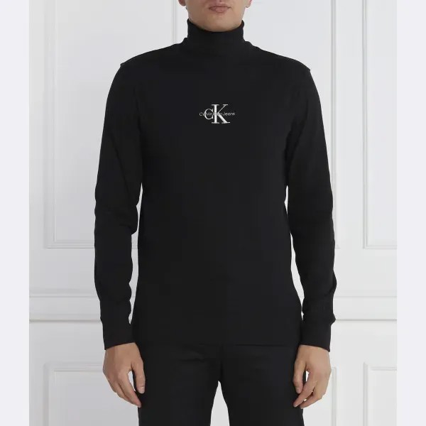 Водолазка стандартного кроя Calvin Klein, черный