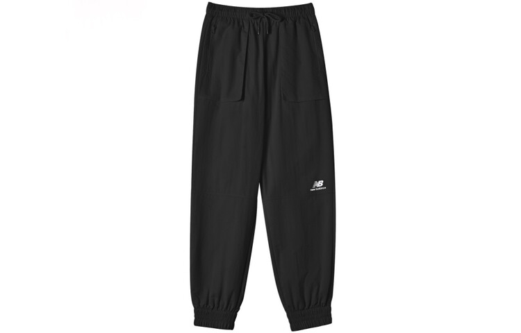 Женские трикотажные спортивные штаны New Balance, цвет Black