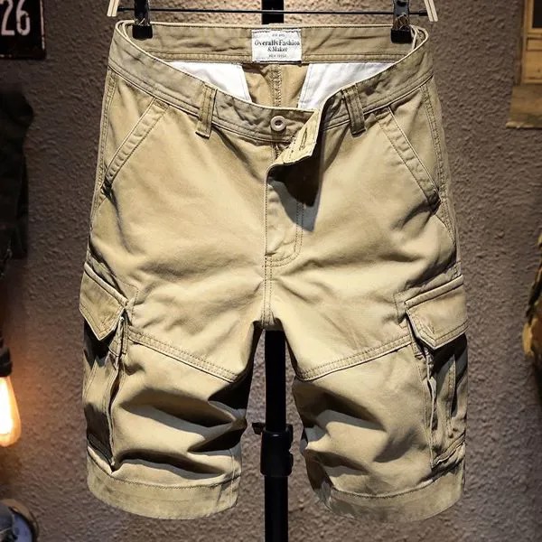 Шорты мужские камуфляжные, спецодежда, летние свободные повседневные модные брендовые спортивные шорты Shawn Yue, японские мульти-сумочки